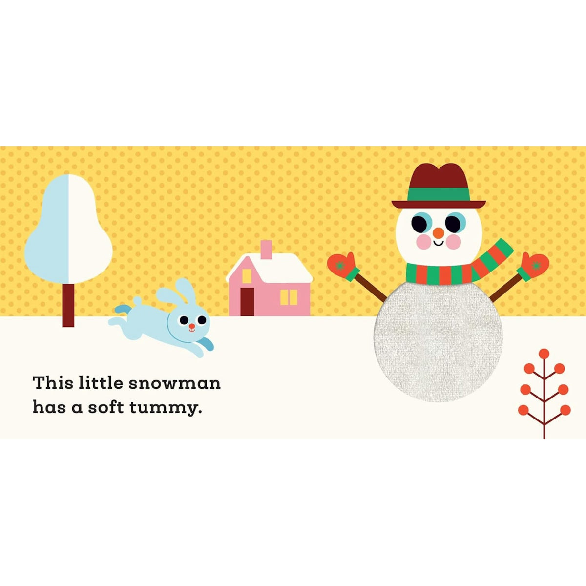 THIS LITTLE SNOWMAN TOUCH & FEEL BOOK (0-2 YEARS)