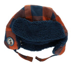 PLAID SHERPA LINED TRAPPER HAT - PLAID